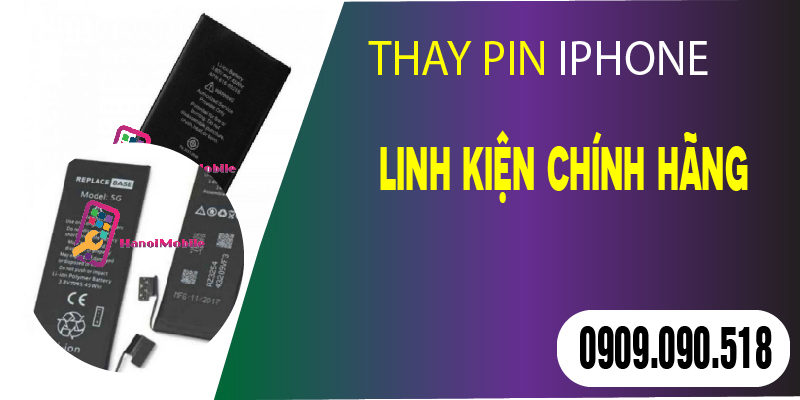 Hình 2: Thay Pin tại Phúc Đồng linh kiện chính hãng tốt nhất